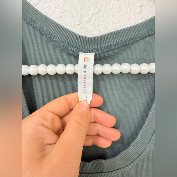 Daily Practice by Anthropologie Mini Bubble Dress
Ribbed Solid Smocked Sz S - Picture 7 of 14